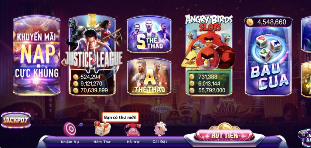 Giao diện kho game 789 club