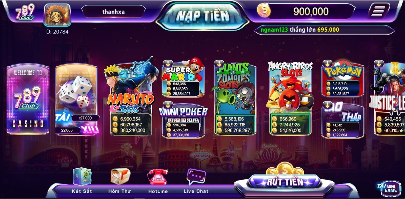 Ngần ngại gì mà không tham gia trải nghiệm ngay tại slot game 789 Club nào