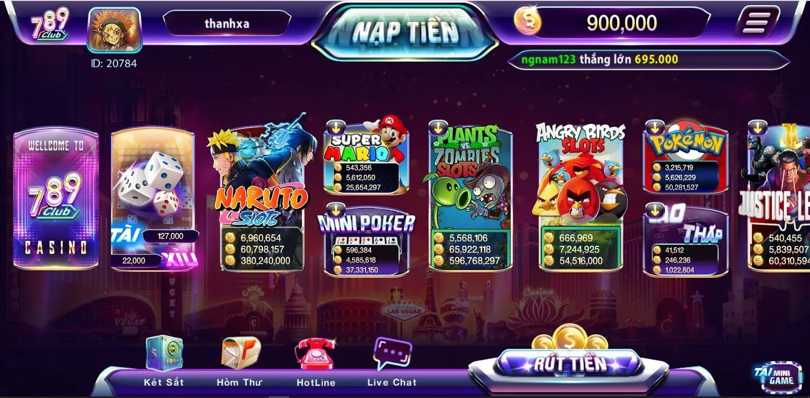 Ngần ngại gì mà không tham gia trải nghiệm ngay tại slot game 789 Club nào